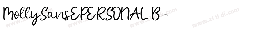 MollySansEPERSONAL B字体转换